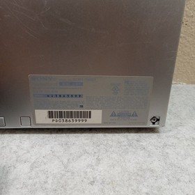 Sony SCPH-79001 Playstation 2 slim Game Console - Silver W/ Power & AV Cables