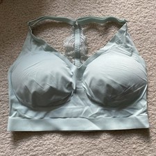 Soma L Enbliss Racerback Lacebark Bralette Mint Green