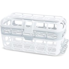 High Capacity Dishwasher Basket in Grey for Efficient Dishwashing Organization