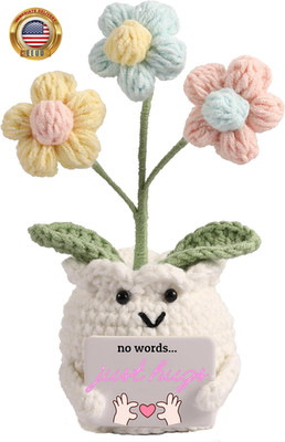 Crochet Sympathy Gifts for Loss of Loved One   No Words, Just Hugs Crochet Puff 