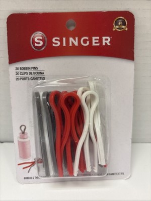 Singer 20 Bobbin Pins Bobbin & Thread Binder Easily Organizes Bobbin Spools