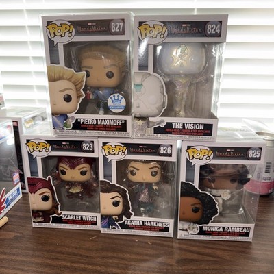 Funko Pop! Vinyl: Marvel - Wanda Vision Lot of 5 Box # s 823, 824, 825, 826, 827