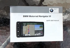 BMW Motorrad Navigator VI Quick Start Manual (Manual Only!) - FREE SHIPPING!