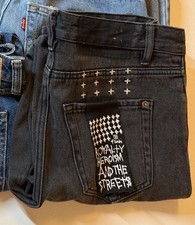 Ksubi Black Distressed Jeans Womens 27 Royalt...
