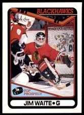 1990-91 O-Pee-Chee Jimmy Waite RC Chicago Blackhawks #214