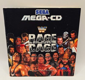 Wwf Rage In The Cage | Sega Mega Cd Game | Complete Cib | Tested Pal