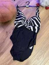 George Swimsuit Wom Black and White New with Tag Costume Size 12 Summer Holiday