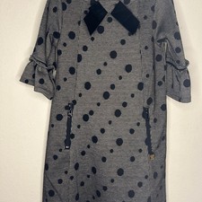 Deux par Deux Black and velvet girls dress 6