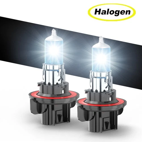 For Ford F150 2004-2014 H13 9008 Halogen Headlight Bulbs Kit High Low Beam