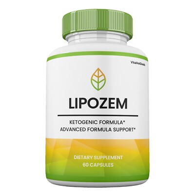Lipozem Capsules, Maximum Strength, Lipozem Pills for Men and Women  (1 Pack)