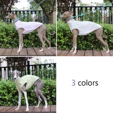 Gilet per cani estivo fresco protezione solare per levriero frusta senza maniche abbigliamento per animali domestici