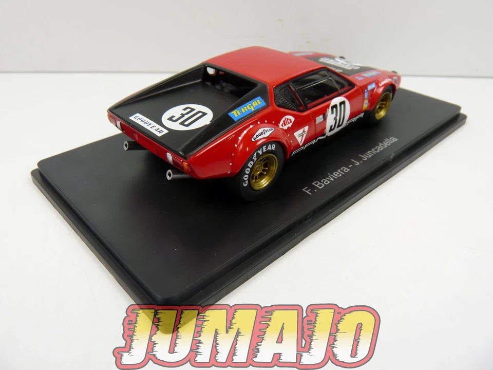 24H148 1/43 HACHETTE Japon 24 Heures Le Mans : De Tomaso Pantera 1972 Baviera #3 - Photo 3/4