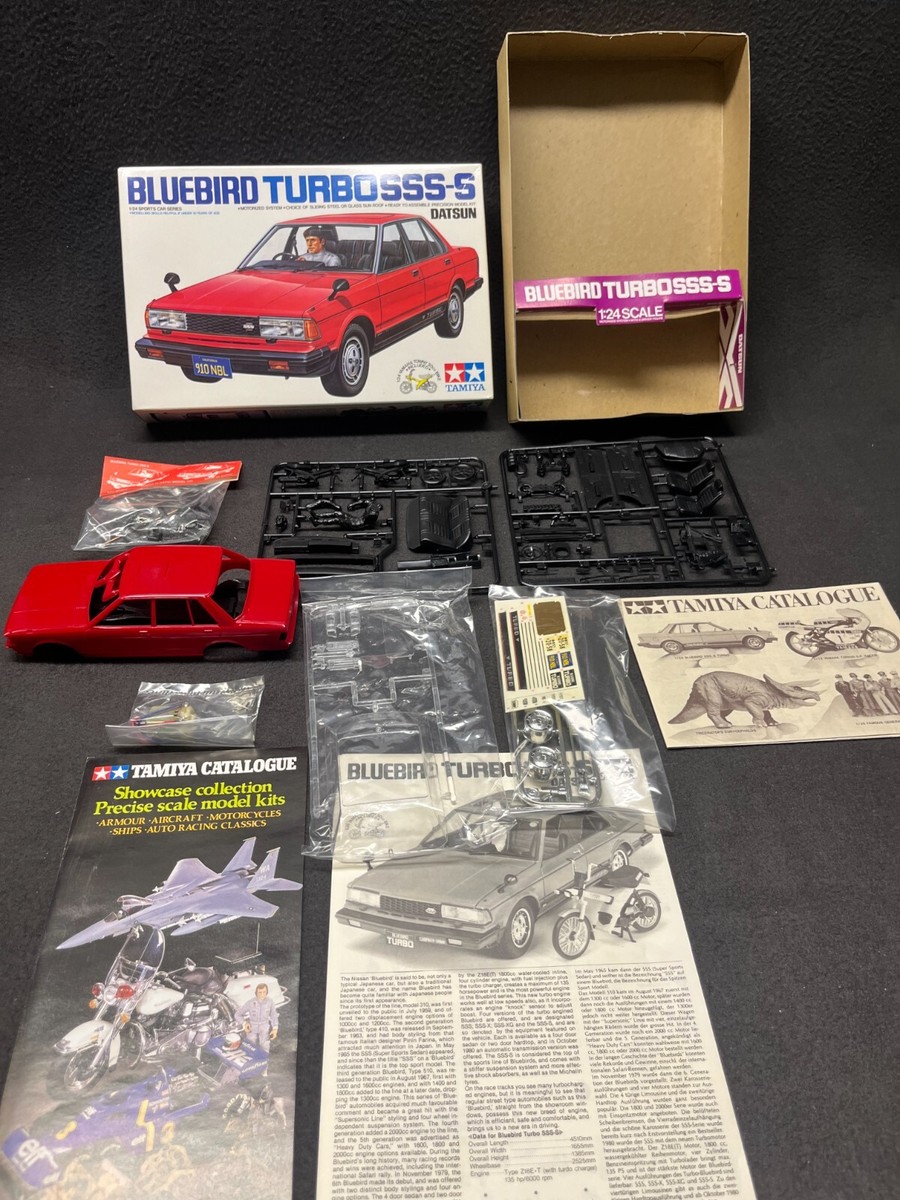 自動車 TAMIYA DATSUN BLUEBIRD TURBOSS-S 1/24 Tamiya Datsun Bluebird Turbo SSS-S Model 1/24 Kit 100