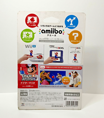 Nintendo Amiibo Dr. Mario with box nintendo switch from JAPAN Nintendo Amiibo Dr. Mario with box nintendo switch from JAPAN