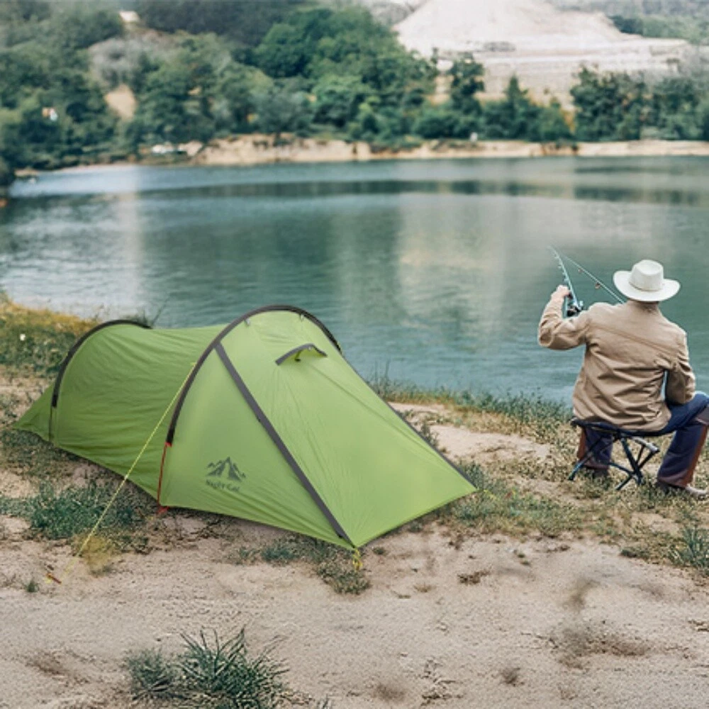 Tunnel Tent - 1 2 Person Waterproof, Lightweight & Durable Camping Shelter Tent
