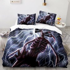 Set lenzuola 2/3 pezzi giochi horror testa di sirena trapunta copripiumino singolo matrimoniale reggiseno