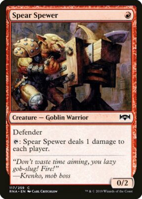 4 Spear Spewer 4x x4 - NM - Ravnica Allegiance - SPARROW MAGIC