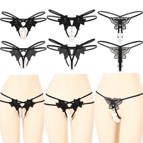 Women T-back Nightwear Thongs Cosplay G-String Teasing Costume Panties Naughty - Bild 1 von 36