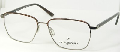 DANIEL HECHTER PARIS DHM225-2 TAWNY BROWN /DARK SILVER EYEGLASSES 57-16-145mm