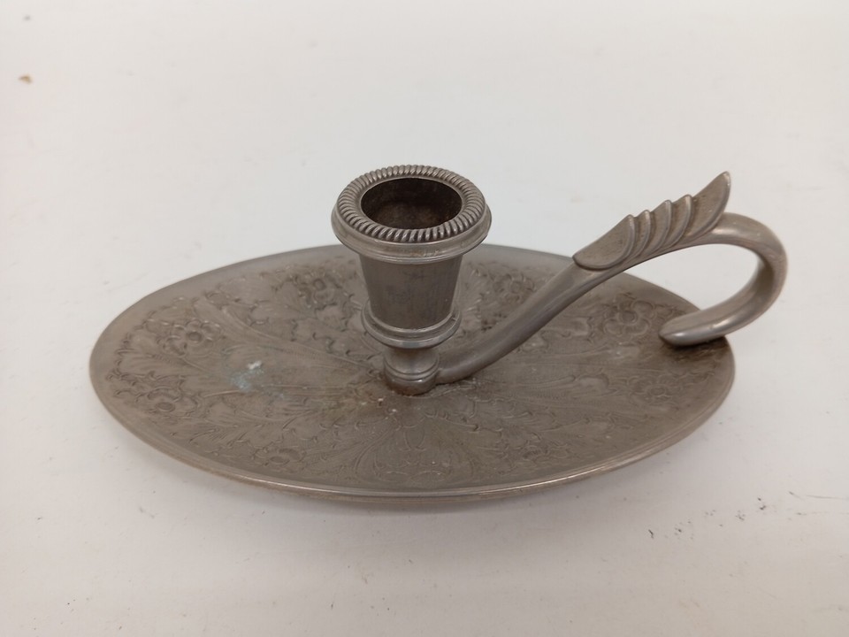 Vintage Seba SilverPlated Candle Holder Candlestick with Handle Decorative eBay