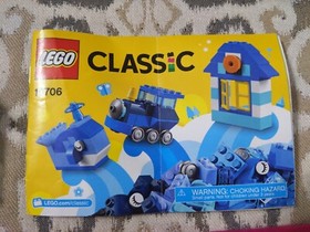 LEGO 10706 Classic Blue Creativity Box 78 Pieces Makes 3 Models 100% complete