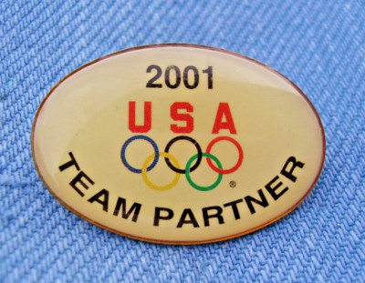 Pin Olympiade Team USA Team Partner 2001 Olympia Olympische Spiele