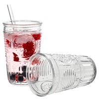 2Er Set Romantic Longdrink-Glas Klar 340Ml Cocktail-Glass Trink-GläSer Saft
