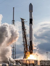 2022 June 8 8x10 PHOTO SPACE X NILESAT-301 EGYPT ROCKET CAPE KENNEDY FALCON 9 1