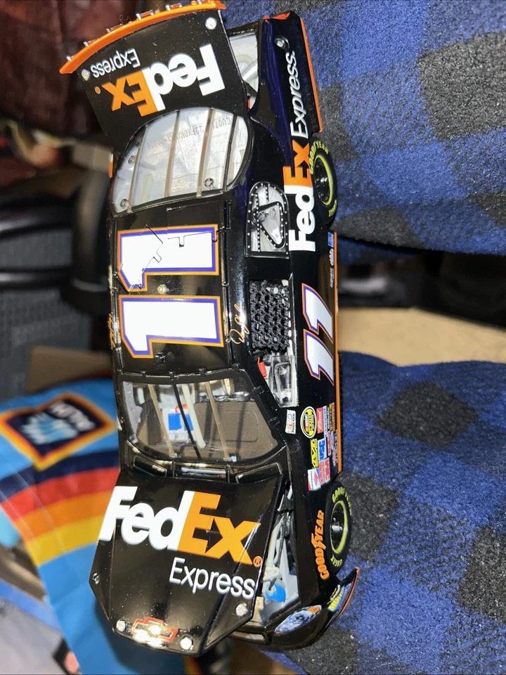 Toyota Camry 2007 Monte Carlo Nascar Denny Hamlin #11 FedEx Express 1:24 con certificado de autenticidad Foto 3 de 4