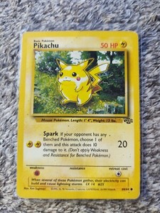 Pokemon 1999 Pikachu Card 60/64 50HP | eBay