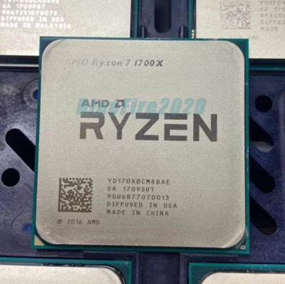 AMD Ryzen 7 1700X R7-1700X 3.4 GHz 8 core 16threads Socket AM4 CPU Processor - Bild 1 von 4