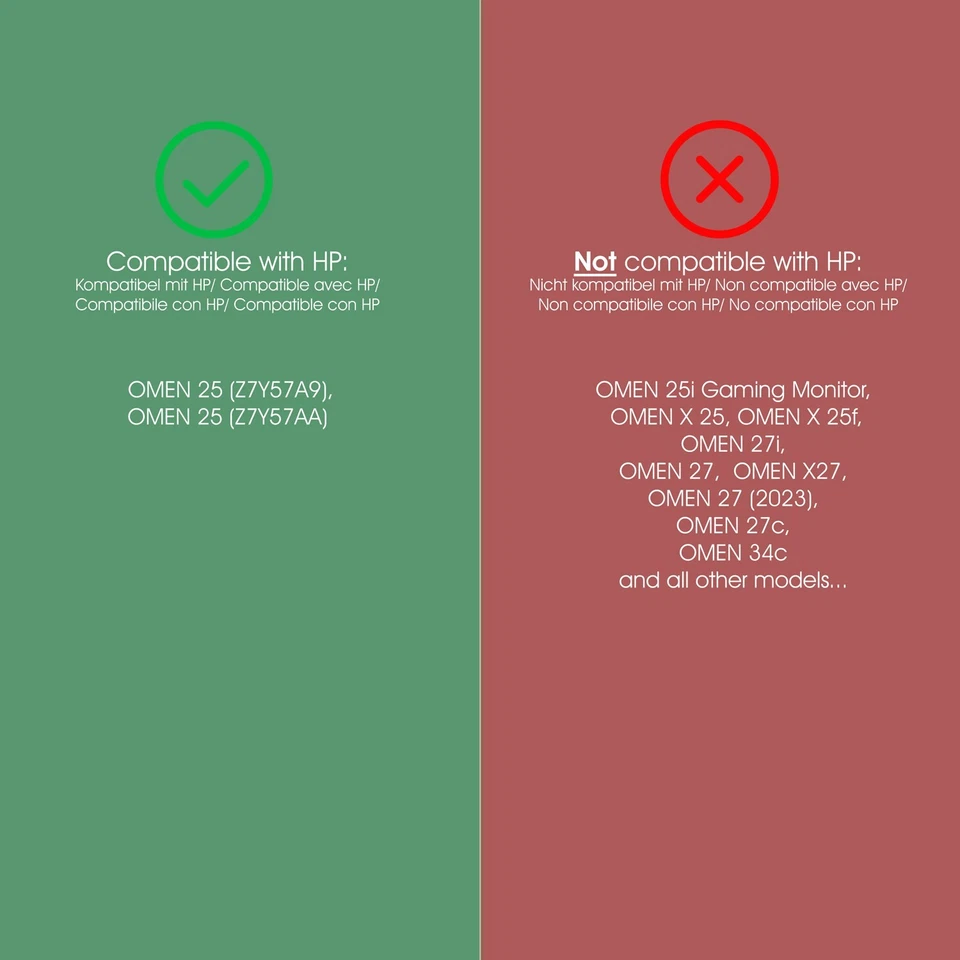 Omen by HP 25 VESA Adapter - 75x75mm - Bild 2 von 4