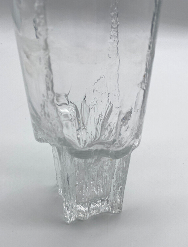 iitalla Signed Tapio Wirkkala Minerva 1970s Scandinavian Art Glass Vase - Picture 5 of 12