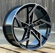 20 Wheels For Audi A4 A6 A5 A8 Q3 Q5 Tiguan Black Rims Set Four 20x9 5x112 30