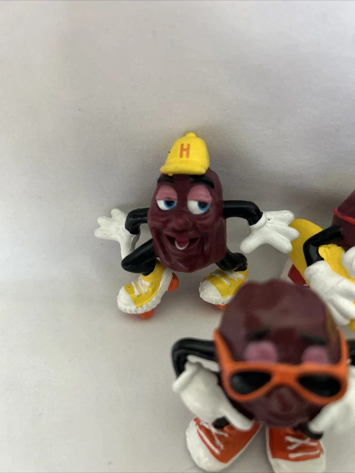 LOTE de 10 ~ Anos 80 1988 Calrab Vintage California Passas Figuras de Brinquedo PVC - Imagem 2 de 4