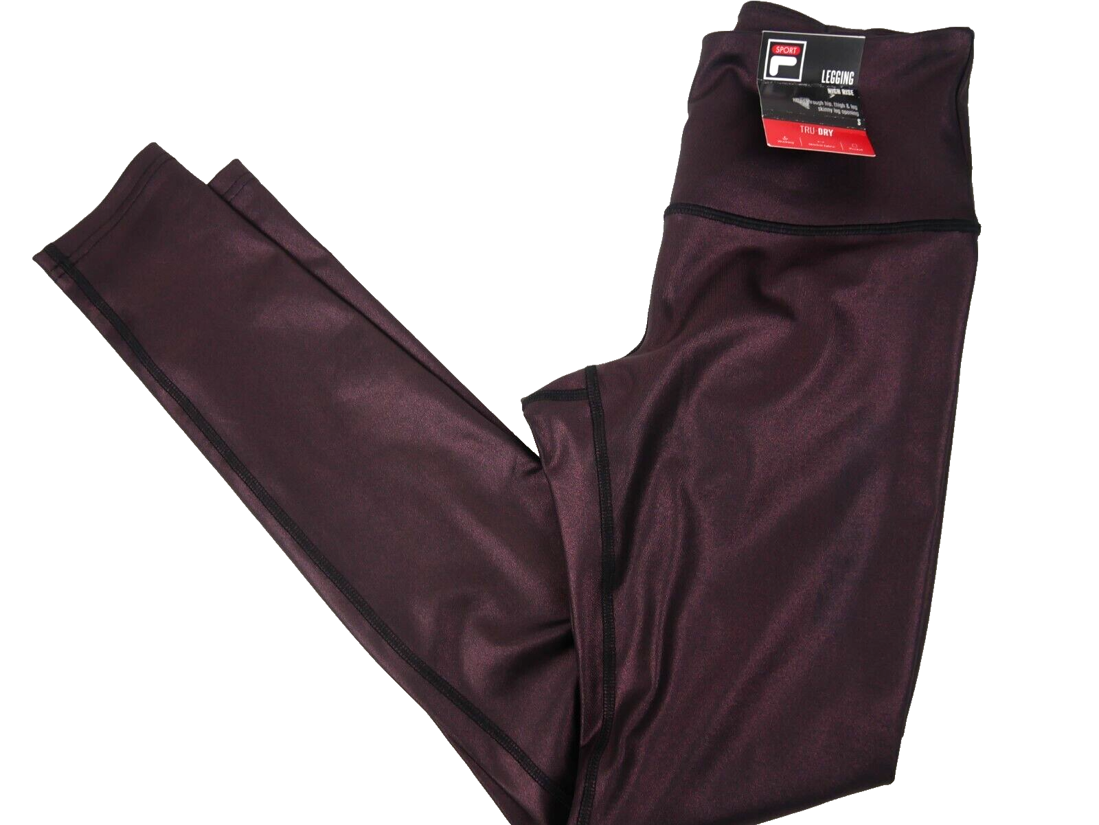 Leggings Fila Sport vita alta piccoli NUOVI vino Ewan