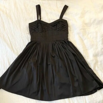 black bcbgeneration dress BCB Generation Womens Dress, Size L, Black, Pockets, Button, Adjustable  Straps