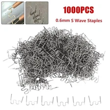 1000Pcs Stainless Steel Hot Staples Plastic Welder For For Car Bumper 0.6mm Dia