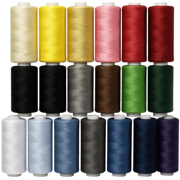 Nähgarn Set mit 20 Rollen Garn Universal Nähfäden Nähzubehör Nähen Nähzeug - Bild 2 von 4