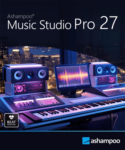 Ashampoo Music Studio Pro 27 - 1 PC - Dauerlizenz / KEY