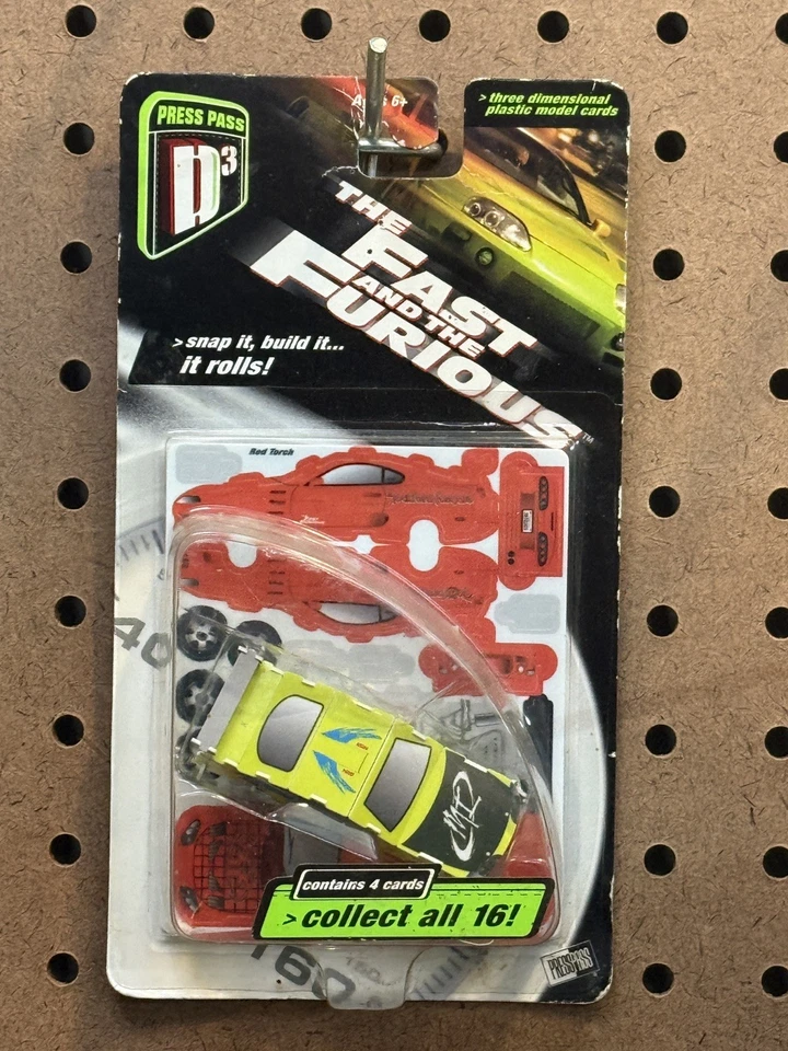 Racing Champions The Fast And Furious Press Pass D3 Three Dimensional Cars  - Image 3 of 3