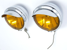 VINTAGE HARLEY DAVIDSON GUIDE 62 PANHEAD AUXILIARY FOG PASSING SPOT LAMPS LIGHTS