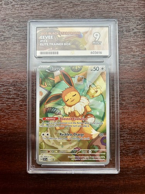 #ad Pokémon TCG Eevee Prismatic Evolutions Promo SVP173 ACE 9 GBP 22.39