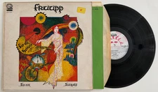 Fruupp "Seven Secrets" LP - UK  FirstPress ~ 1974 ~ Dawn 3058 Prog   W/Insert NM