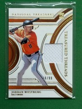 2024 Panini National Treasures Treasured Threads #TT-JW Jordan Westburg RC /99