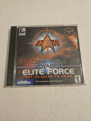 Star Trek Voyager Elite Force  Set Phasers To Frag Activision Pc Game Factory...