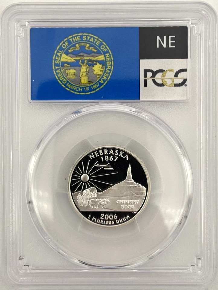 2006 S State Proof SILVER PCGS 70 Five Coin Quarter Set - Image 3 of 4