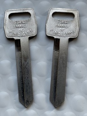 H60 KEY BLANK Curtis 2X  Automotive  H-60 Ford Family of Fine Cars Uncut Unused