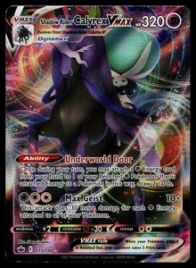 Shadow Rider Calyrex VMAX 075/198 Chilling Reign Holo Ultra Rare