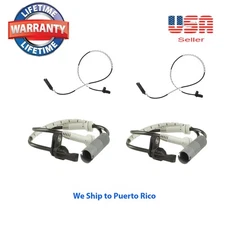 4PCS FRONT & REAR LEFT + RIGHT ABS Wheel Speed Sensor for BMW E82 128i E90 3.0L